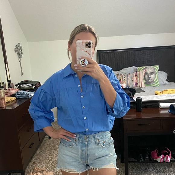 Maeve puff sleeve blouse - Picture 4 of 5